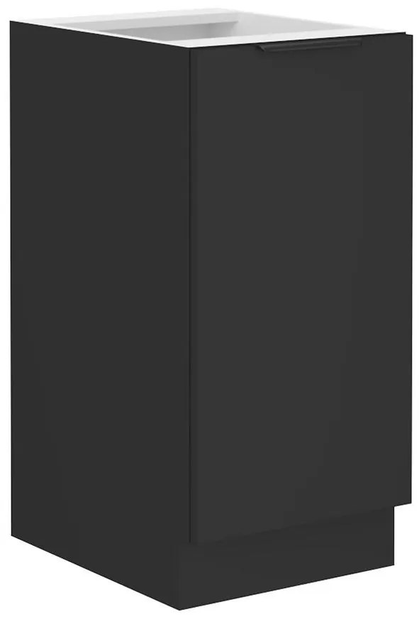 Kuchynská skrinka Siena čierna mat 40d 1f bb