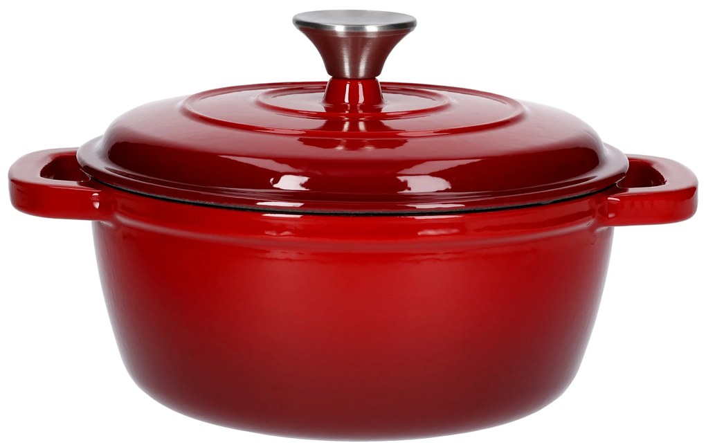 Silvercrest® Liatinový hrniec, 2,8 l (červená) (100393108)