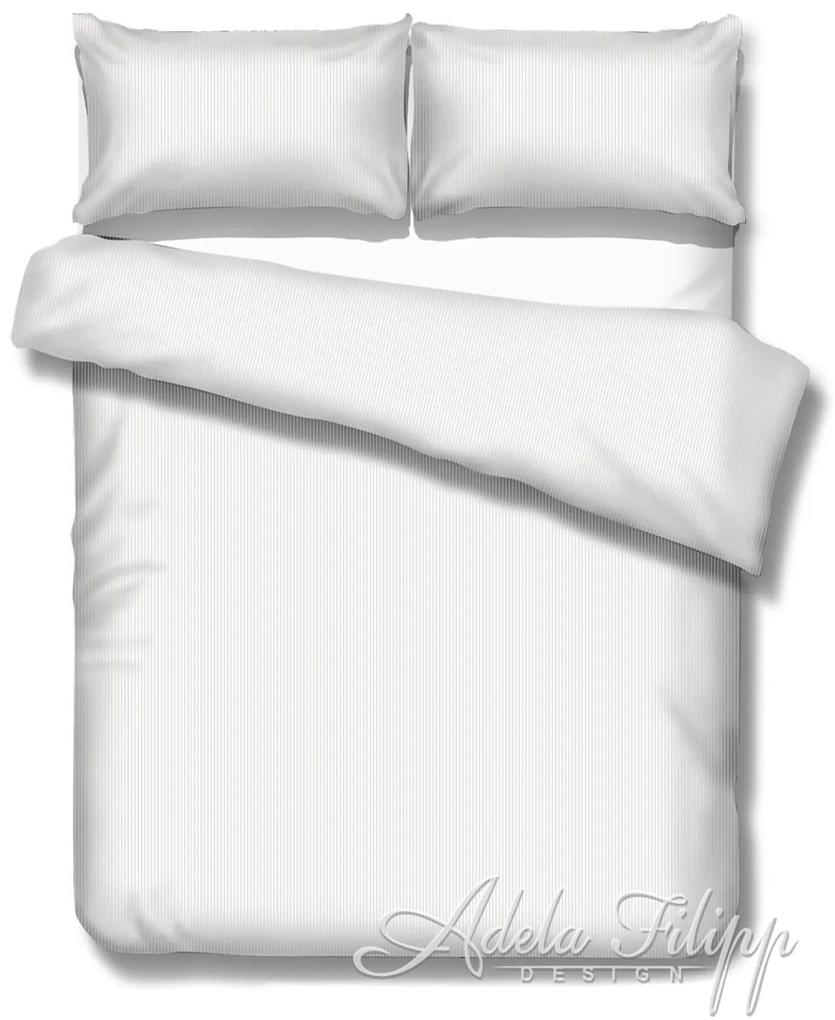 Luxusné damaškové obliečky Mako Damast Adela Filipp WHITE - 4 set | Biela | 2x 140x200 + 2x 70x90