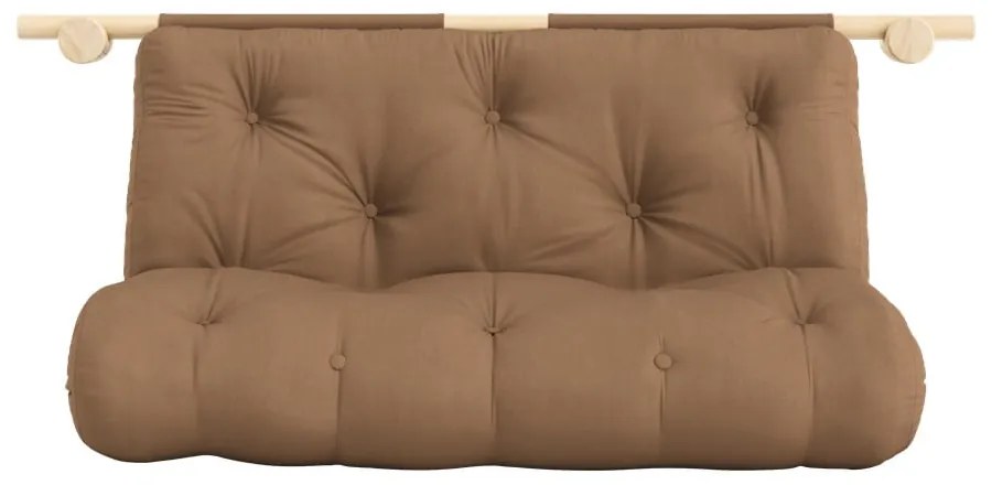 Hnedá rozkladacia pohovka 135 cm Hooked – Karup Design