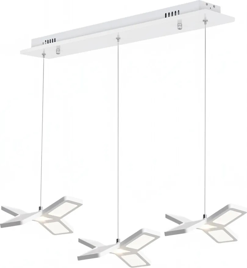 Závesné LED svietidlo Pixels, 3x LED 75w, 4000k, w