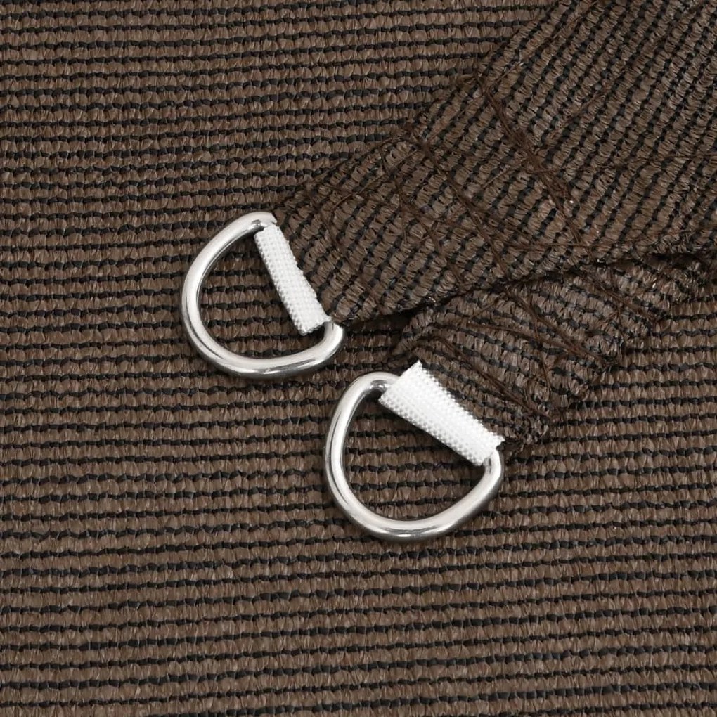 Tieniaca plachta 160 g/m², hnedá 3x3 m, HDPE