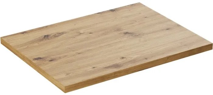 Závesná skrinka Bella Cashmere s doskou 60 cm kašmírová/dub artisan