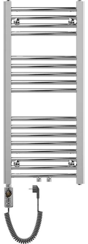 Mexen Ares, elektrické vykurovacie teleso 900 x 400 mm, 300 W, chrómová, W102-0900-400-2300-01