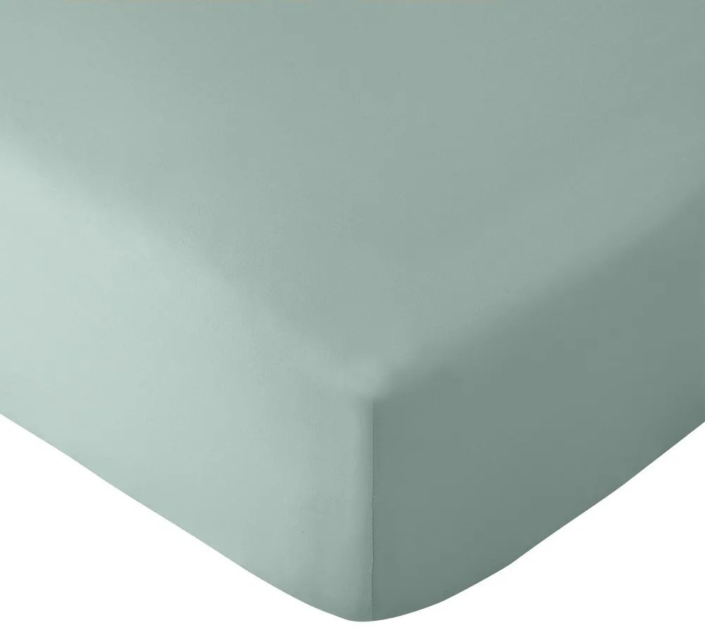Zelená napínacia plachta 90x190 cm So Soft Non–Iron – Catherine Lansfield