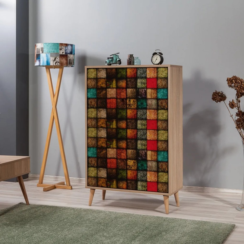 Komoda Multibox 80 cm viacfarebná