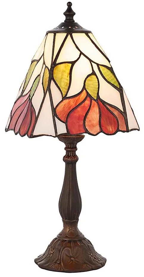 Endon 63963 - Stolná lampa Tiffany BOTANICA 1xE14/40W/230V, priemer 16 cm