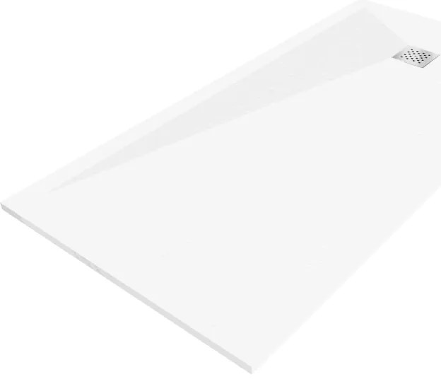 Mexen Stone+, obdĺžniková vanička z minerálneho kompozitu 180 x 90 cm, biela, 44109018