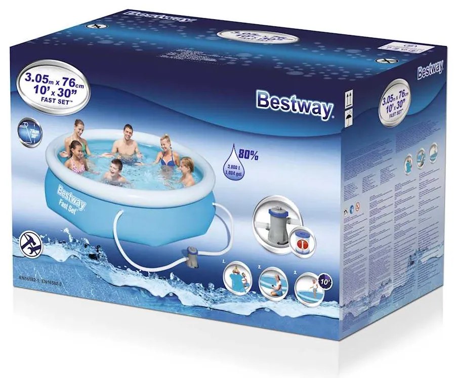Bestway Bazén Fast Set 305x76 cm 57270