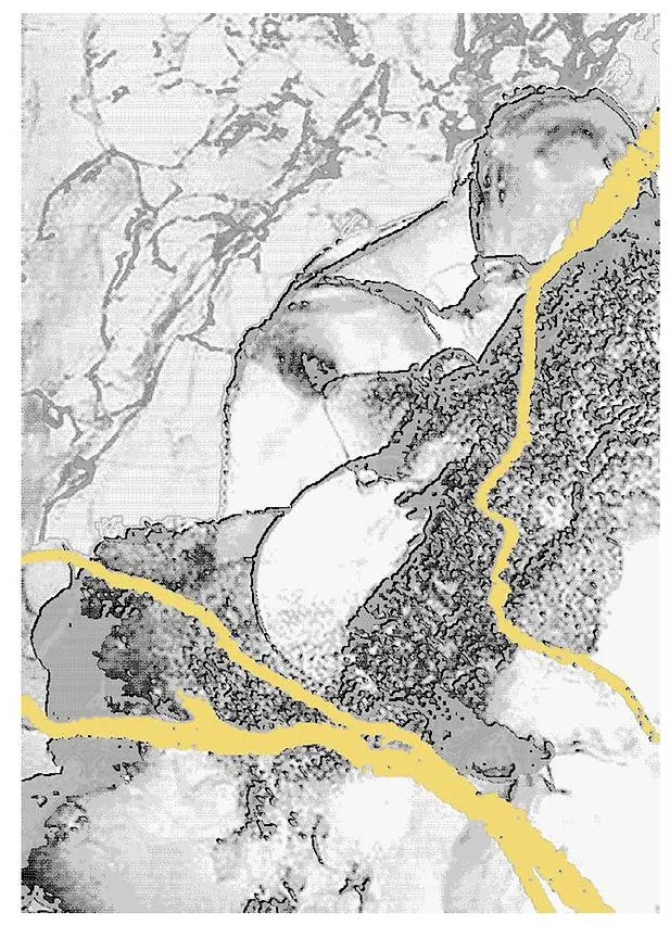 Koberec Marmara 1,33/1,9 T035A GAB 15 šedá