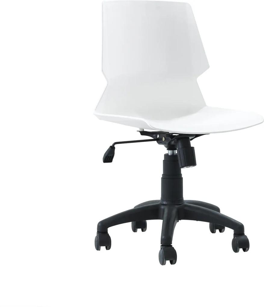 Dizajnová stolička k písaciemu stolu Polo white | BIANO