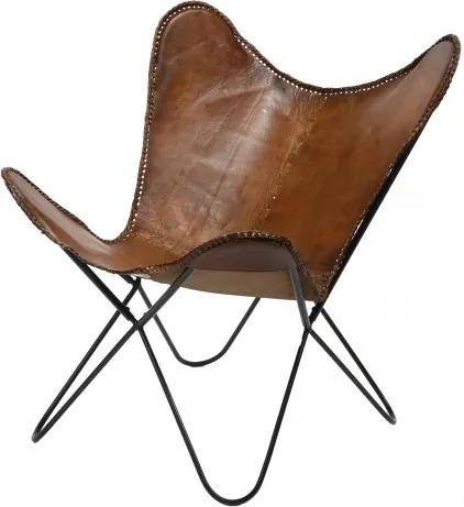 Butterfly kožená stolička  36-10-Komfort-nábytok