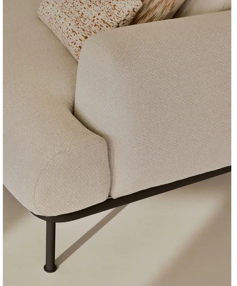 Béžová ženilková pohovka 234 cm Aurum – Kave Home