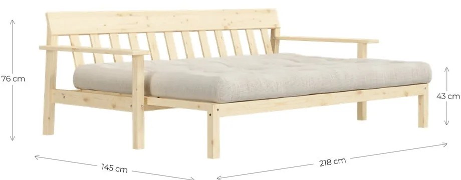 Rozkladacia pohovka Karup Design Unwind Grey