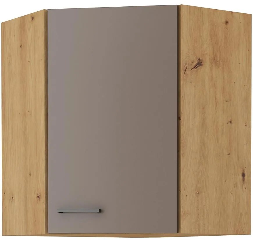 Skrinka do kuchyne BOLONIA Hľuzovka/dub ARTISAN 60X60 GN-72 2F (45°)