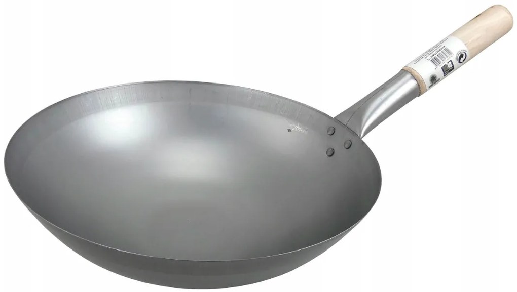 Pronett XJ3571 Panvica WOK oceľová, okrúhle dno, Ø 38 cm