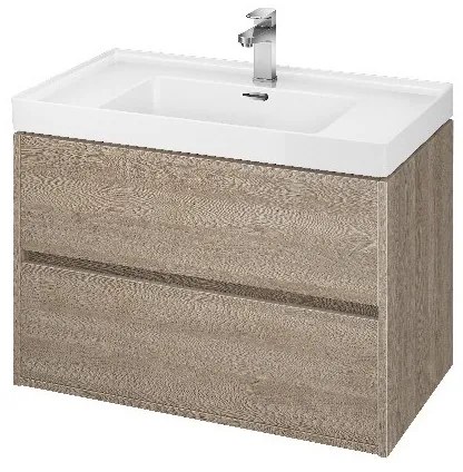 Cersanit Crea - závesná skrinka pod umývadlo 80cm, dub, S924-009