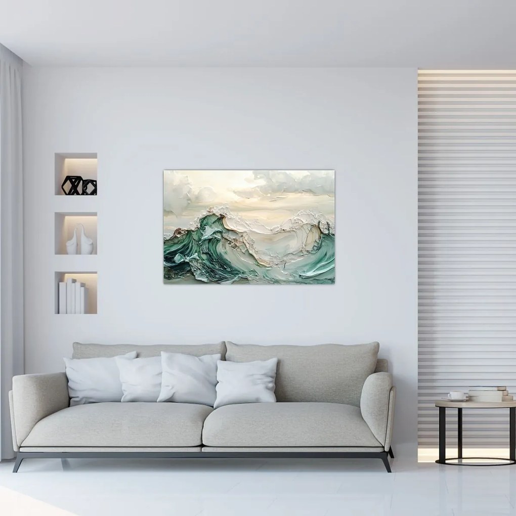Obraz - 3D abstrakcie mora (90x60 cm)
