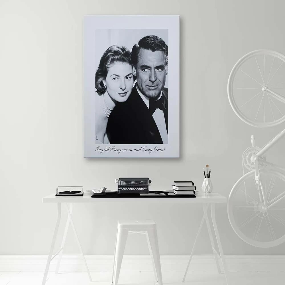Gario Obraz na plátne Ingrid Bergmann a Cary Grant Rozmery: 40 x 60 cm