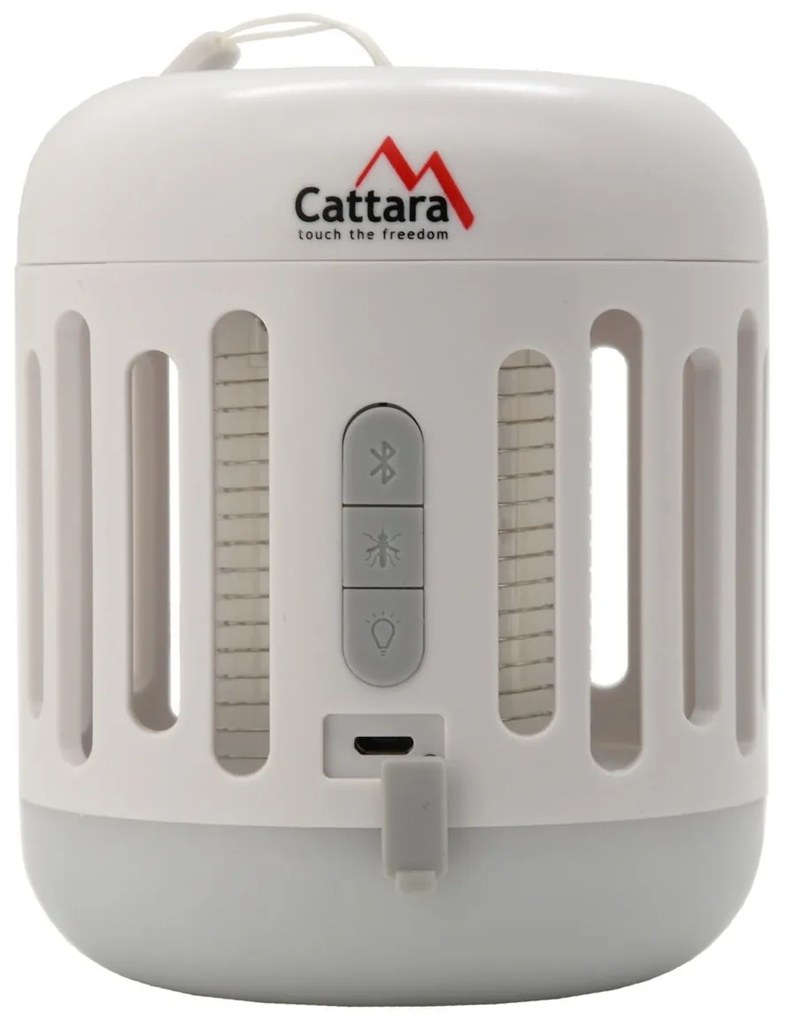 Cattara Nabíjacie bluetooth svietidlo s lapačom hmyzu Music cage, 60 lm