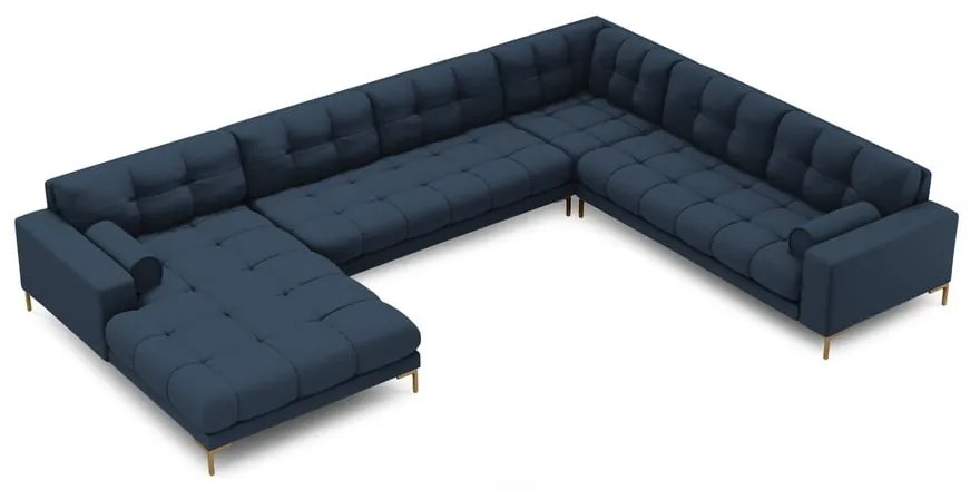 Modrá rohová pohovka (pravý roh) Bali – Cosmopolitan Design