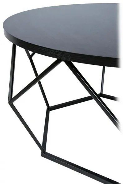 Konferenčný stolík DIAMOND 40x70 cm čierna