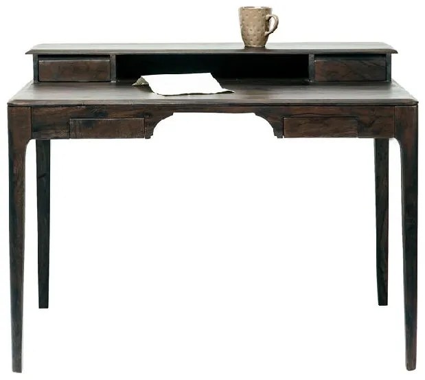Brooklyn Walnut písací stôl 110x70 cm tmavohnedý