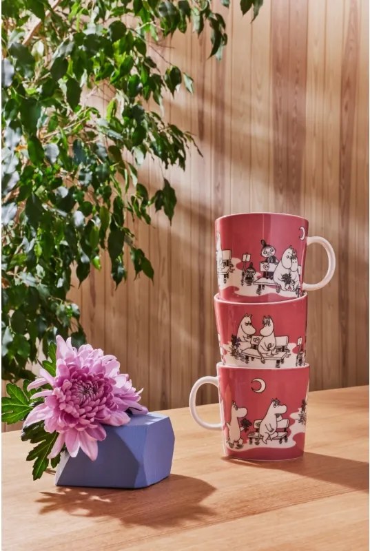 Hrnček Moomin 0,4l, ružový