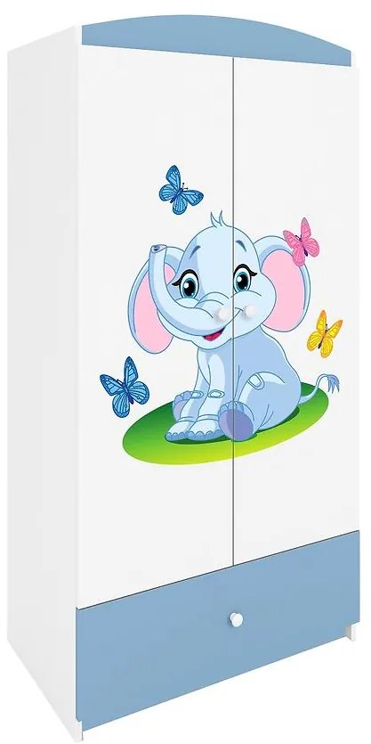 Skriňa Babydreams Modrá – Slon