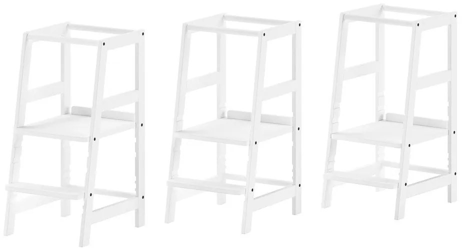 Biela učiaca veža z bukového dreva Forrest – Vipack