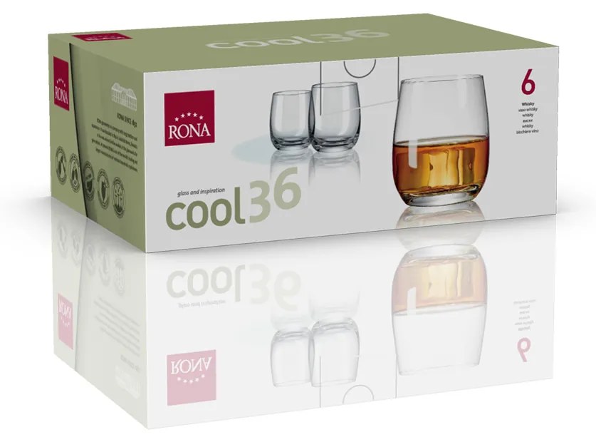 RONA 6x Pohár na nápoje COOL 360ml