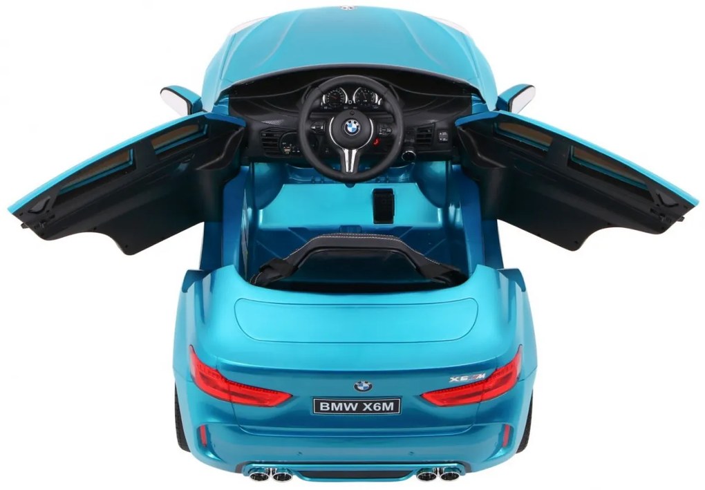 Elektrické autíčko BMW X6 M lakované - modré