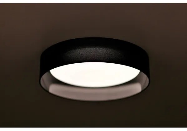 Duolla - LED Stropné svietidlo ROLLER LED/24W/230V pr. 45 cm čierna