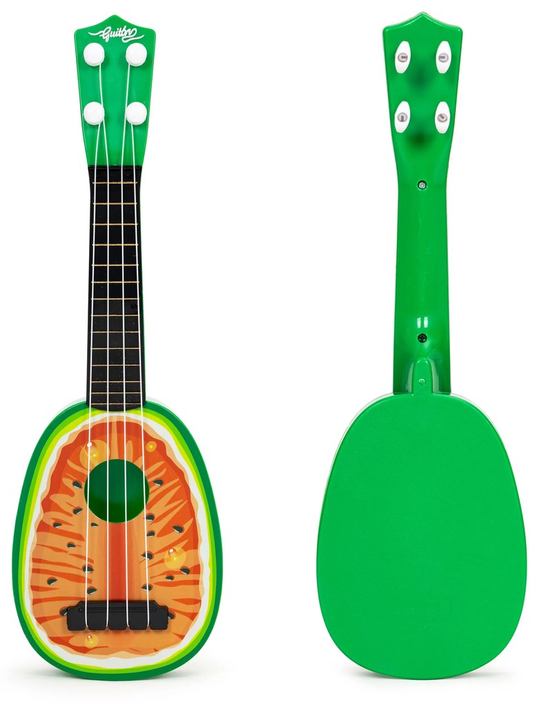 Ukulele gitara pre deti štyri struny melón