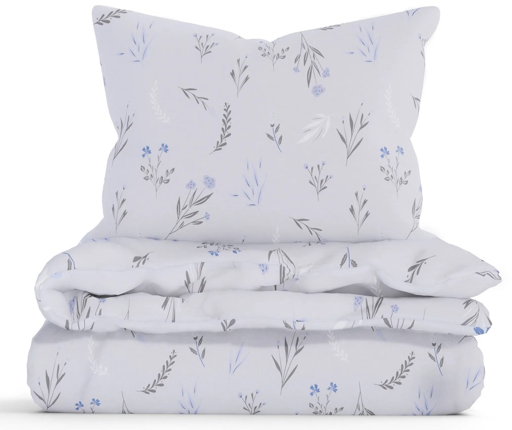 Predĺžené bavlnené obliečky Renforcé – Chloe sivá