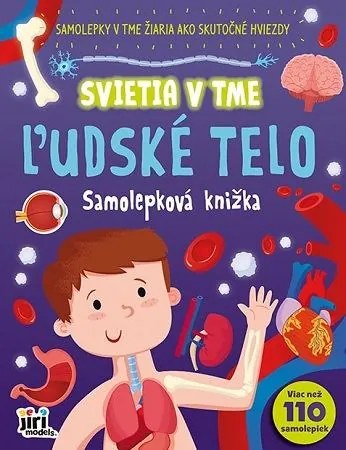 Samolepková knižka Svietia v tme: Ľudské telo
