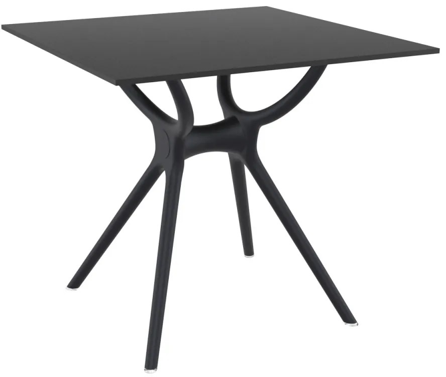 Stôl Air 80 ~ v74 x 80 x 80 cm - Čierna