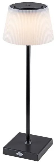 Rabalux 76010-LED Stmievateľná nabíjacia stolná lampa TAENA LED/4W/3,7V IP44 čierna