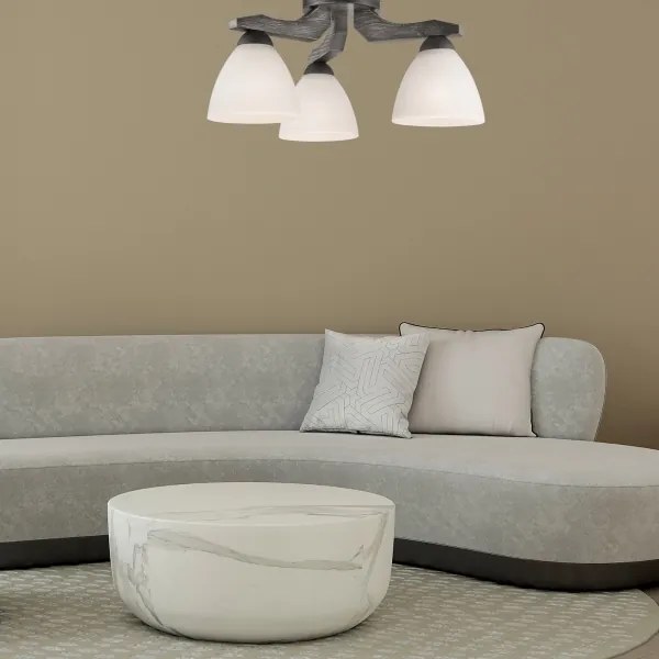 Prisadený luster ADRIANO 3xE27/60W/230V