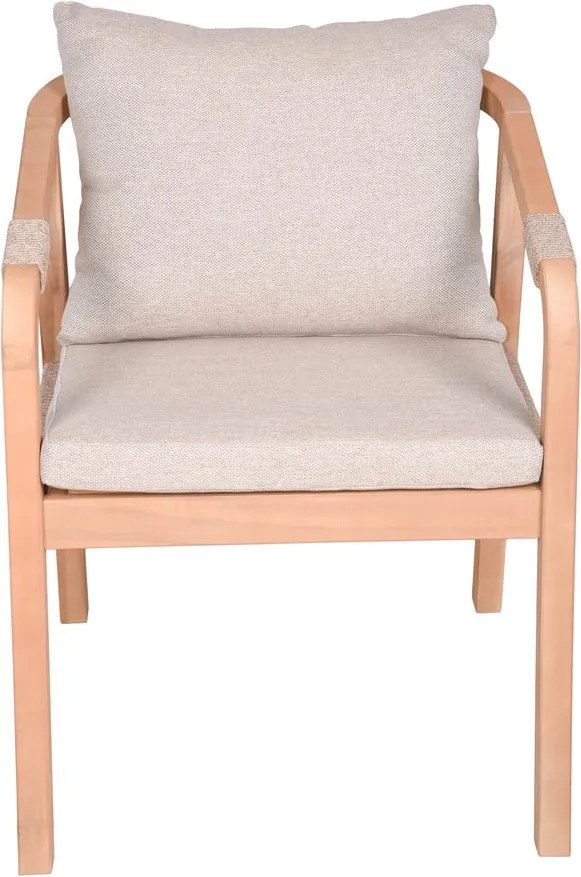 Drevené záhradné stoličky v súprave 2 ks v prírodnej farbe Bogota – Garden Pleasure