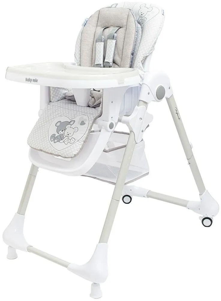 Jedálenská stolička Baby Mix Infant grey