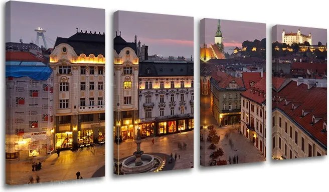 Obraz na stenu 4 dielny SLOVENSKO SK022E41