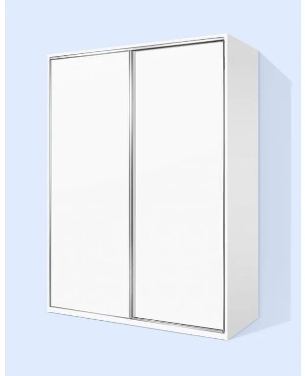 Nabytekmorava Šatníková skriňa s posuvnými dverami Alfa 26 HIT farba lamina: biela 113