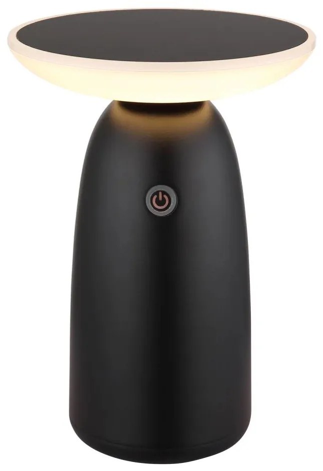 Globo 36625S - LED Stmievateľná solárna dotyková lampa LED/10W/3,7V IP54 čierna