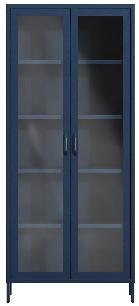 Vitrína ANGELO, 800 x 1850 x 450 mm, Modern: farba granátová