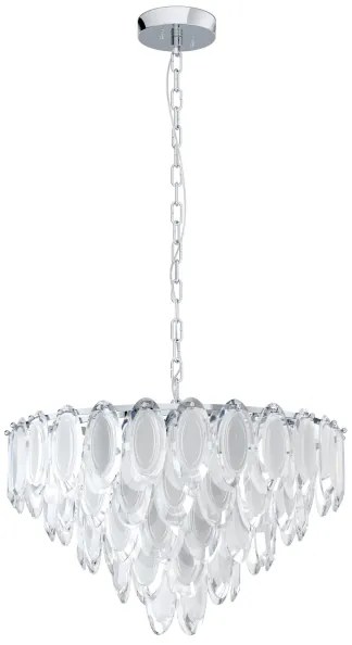 Eglo 39722 - Luster na reťazi CARVARIO 10xE14/40W/230V