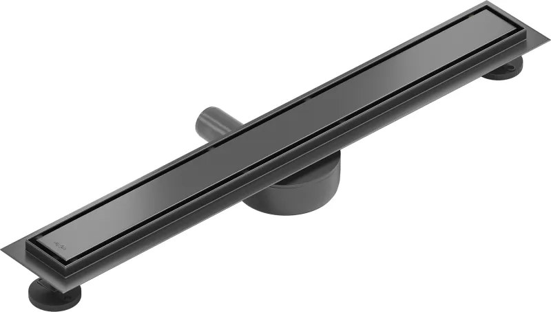 Mexen Flat 360° M13 sprchový žľab 2v1, 70 cm, brúsený grafit, 1E10070-40