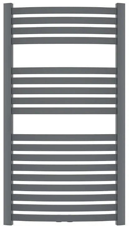 Invena Invena, kúpeľňový rebríkový radiátor 540x1000 mm 446W, grafitová, UG-02-100-A