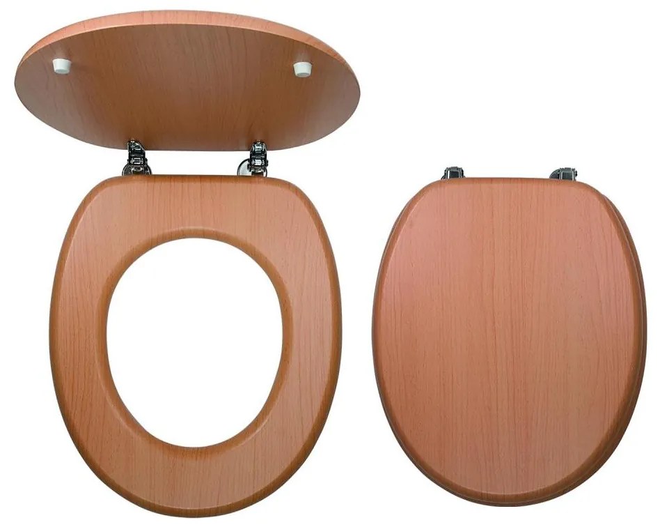 FERRO - WC sedadlo MDF/dekor buk