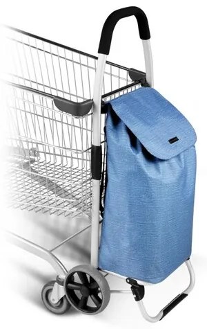 Tescoma Nákupná taška na kolieskach SHOP!, modrá